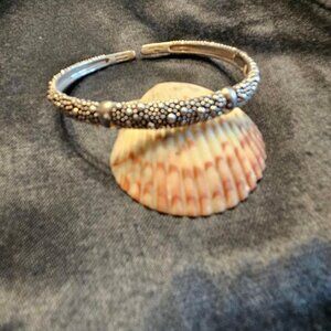 Michael Dawkins 925 silver 'Starry Night' bangle bracelet